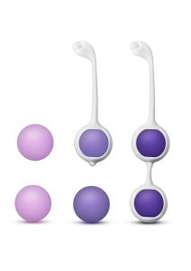 Wellness Silicone Kegel Training Kit Purple
